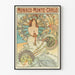 Poster decorativo stile Monaco Monte-Carlo Art Nouveau