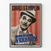 Poster vintage Monsieur Verdoux con Charles Chaplin