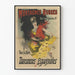 Poster vintage montagne russe con danzatrici spagnole