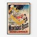 Poster vintage montagne russe Boulevard des Capucines