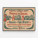 Poster vintage del salone degli artisti umoristi di Montecarlo 1909 — quadro incorniciato alla parete