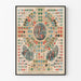 Poster araldico monumento Brian Boroimhe - Decorazione murale storica