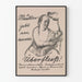 Poster vintage tedesco sul tema materno e l'abbondanza