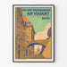 Poster vintage Muster-Wohnungen am Viadukt Basel per decorazione murale