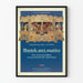 Poster vintage esposizione organi pneumatici - Musica con buchi