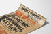 Poster vintage Mistero dell'Asilo di Broadwalk Teatro di Hollywood