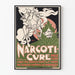 Poster vintage Narcoti Cure contro il tabacco