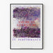Poster decorativo Letteratura Americana in Performance National Theatre Express