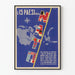 Poster vintage NATO - I 15 paesi dell'alleanza Atlantica