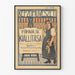 Poster vintage esposizione artistica universitaria 1910