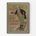Poster vintage Nelson's New Century Library - Decorazione murale letteraria