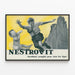 Poster vintage Nestrovit - Integratore completo rinforzante per tutte le età — quadro incorniciato alla parete