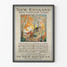 Poster vintage fascino autentico del New England