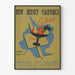 Poster vintage Esposizione New Jersey Dipinti alla Federal Art Gallery