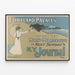 Poster vintage New York Journal - Palazzi dei multimilionari Fairland — quadro incorniciato alla parete