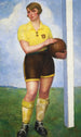 La Footballeuse blonde - Ángel Zárraga — vista dell’opera