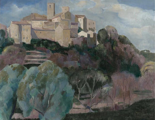 Paesaggio in Provenza - Ángel Zárraga — vista dell’opera