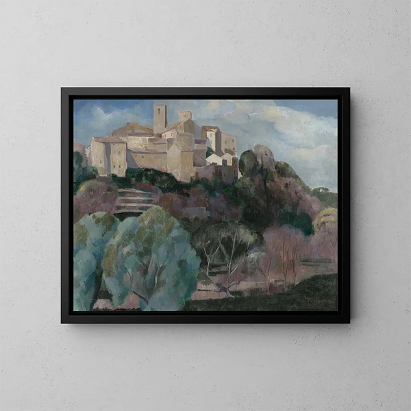 Paesaggio in Provenza - Ángel Zárraga — quadro incorniciato alla parete