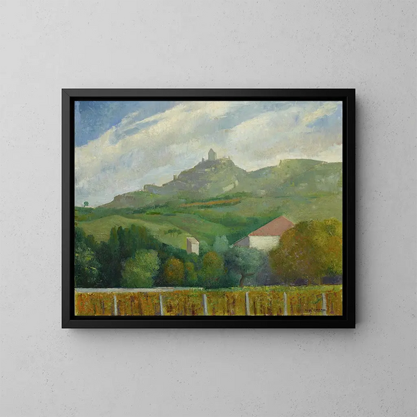Paesaggio estivo - Ángel Zárraga — quadro incorniciato alla parete
