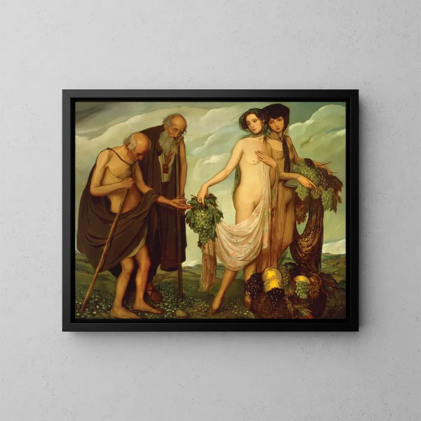 Le Don - Ángel Zárraga — quadro incorniciato alla parete