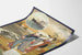 Poster vintage Nippon Yusen Kaisha - Nave a vapore e eleganti giapponesi