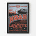 Poster vintage dello spettacolo Noè al Lafayette Theatre