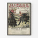Poster vintage Noregs Ungdomslag Årsstemna Stiklestad 1930