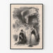 Poster artistico vintage scena Norma in bianco e nero