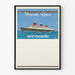 Poster vintage Transatlantico French Line Normandie