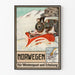 Poster vintage Norvegia per sport invernali e relax