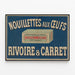 Poster pubblicitario vintage Nouillettes alle Uova Rivoire & Carret — quadro incorniciato alla parete