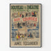 Poster vintage Nuovo Teatro alle Corse - Aimée Tessandier