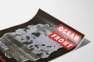 Poster Vintage Esposizione Frontiera Oceanica Guerra Aerea e Navale