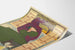 Poster murale vintage calendario ottobre - novembre - dicembre