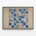 Poster della campagna elettorale vintage in blu per il dottor Klemens Bakowski — quadro incorniciato alla parete