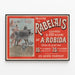 Poster vintage delle opere di Rabelais illustrate da A. Robida — quadro incorniciato alla parete