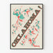 Poster vintage Oklahoma danzatori illustrati