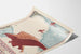 Poster vintage Fokker Avions con aquila in volo