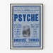 Poster Opéra Comique Psyché - Partitura Ambroise Thomas