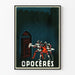 Poster vintage Opocérés - Illustrazione di cavalieri e porta fortificata