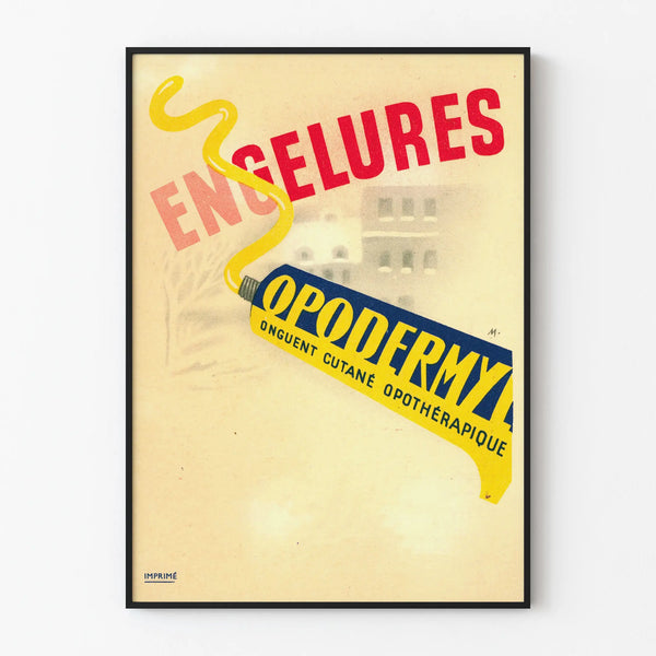 Poster vintage Opodermyl Unguento Cutaneo