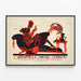 Poster vintage Originell Diese Ahiga di Klinger 1922 — quadro incorniciato alla parete