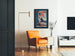 Poster vintage Our Flag Is There con bandiera americana