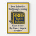 Poster pubblicitario vintage Bouillon Oxo Kjøtt