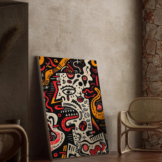 Manifesto Pop Art - Volto Distrutto
