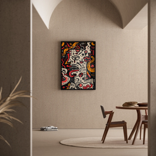 Manifesto Pop Art - Volto Distrutto