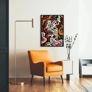 Manifesto Pop Art - Volto Distrutto