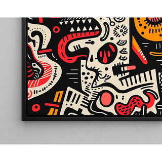 Manifesto Pop Art - Volto Distrutto