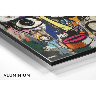 Tableau Street Art – Visage Fracturé