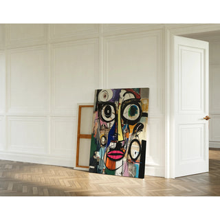 Tableau Street Art – Visage Fracturé
